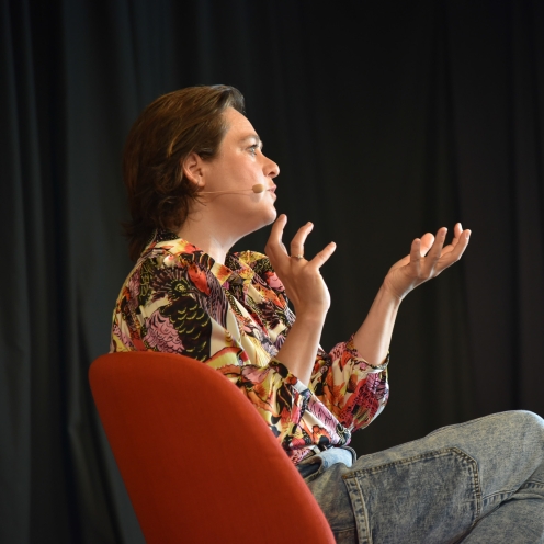 Sara Alfort på Højland Litteraturfestival